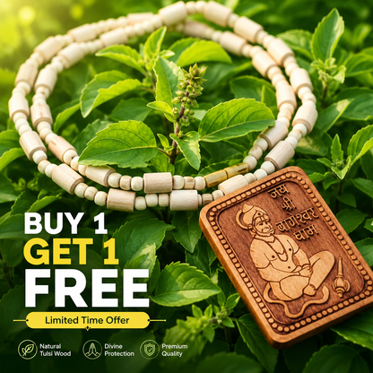 100% Original Bageshwar Dham Tulsi Mala | 🔥 BUY 1 GET 1 FREE 🔥